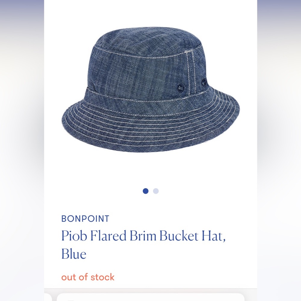 Bonpoint denim hat